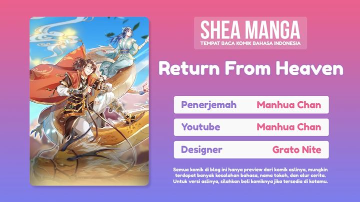 I Return From The Heavens (Return From Heaven) chapter 3