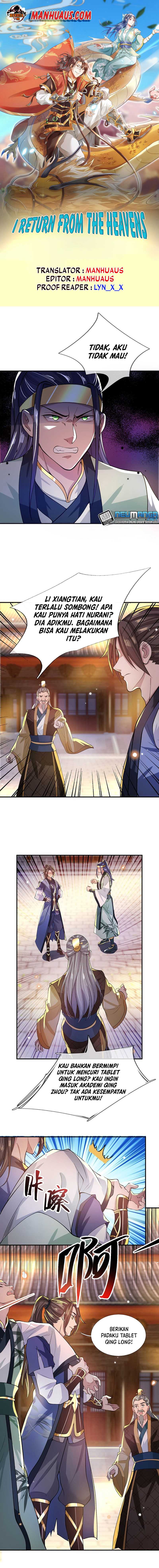 I Return From The Heavens Chapter 13 Bahasa Indonesia