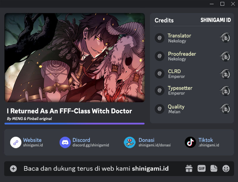 I Returned As An FFF-Class Witch Doctor chapter 20