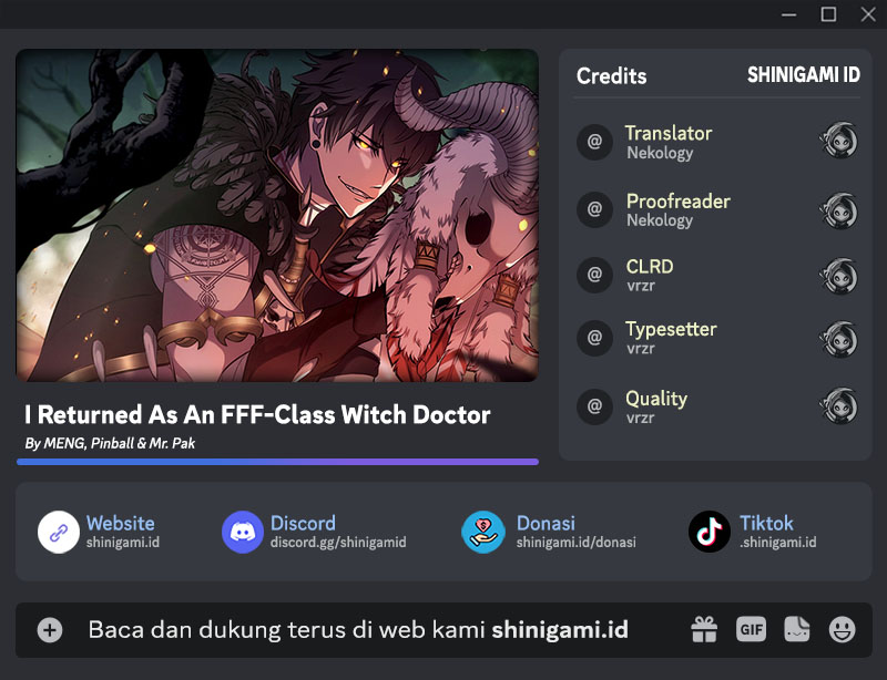 I Returned As An FFF-Class Witch Doctor chapter 22