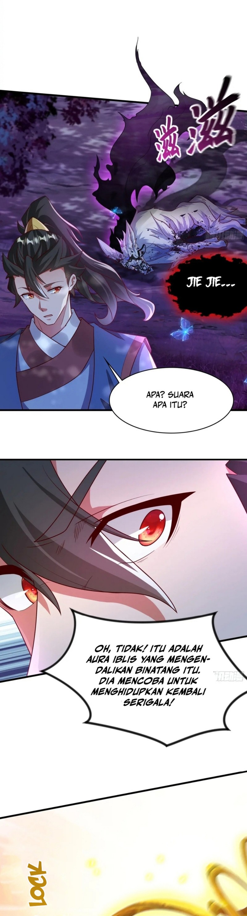 I Scared the Divine Lord as I handed over the Ancient Immortal Pill Chapter 46 Bahasa Indonesia