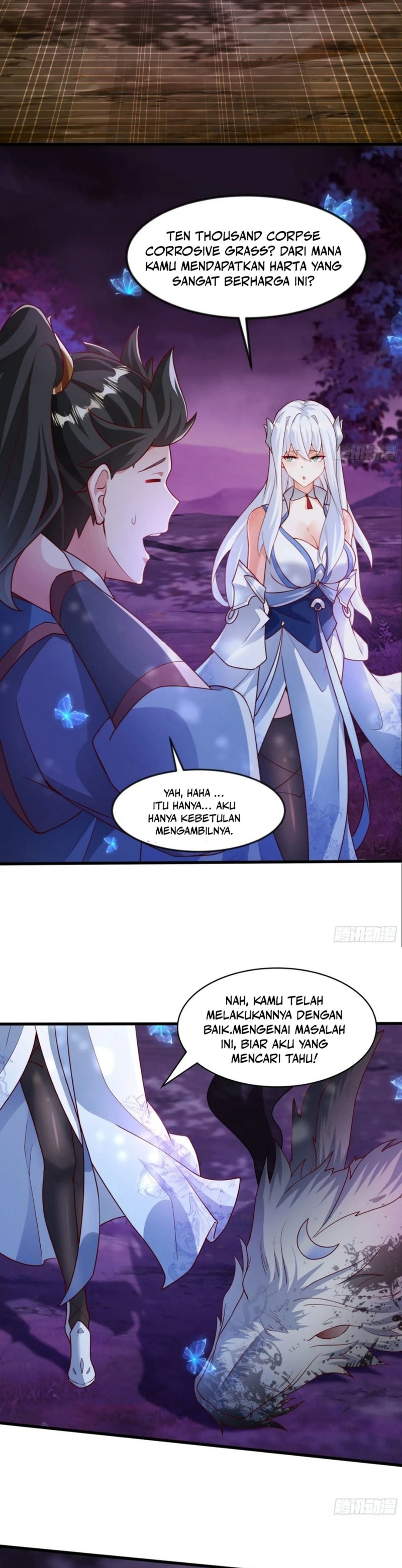 I Scared the Divine Lord as I handed over the Ancient Immortal Pill Chapter 46 Bahasa Indonesia