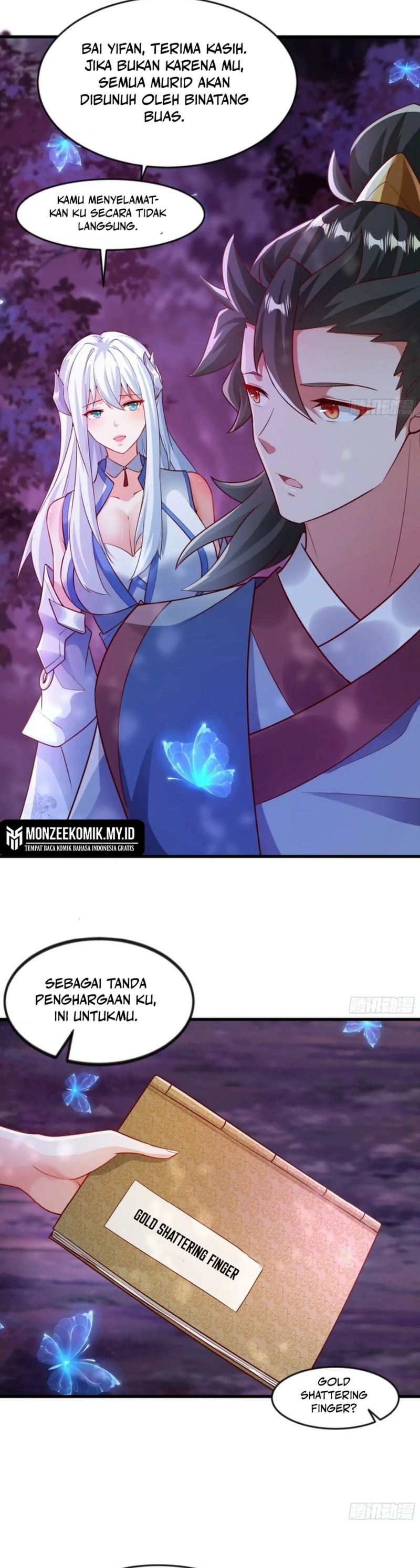 I Scared the Divine Lord as I handed over the Ancient Immortal Pill Chapter 46 Bahasa Indonesia