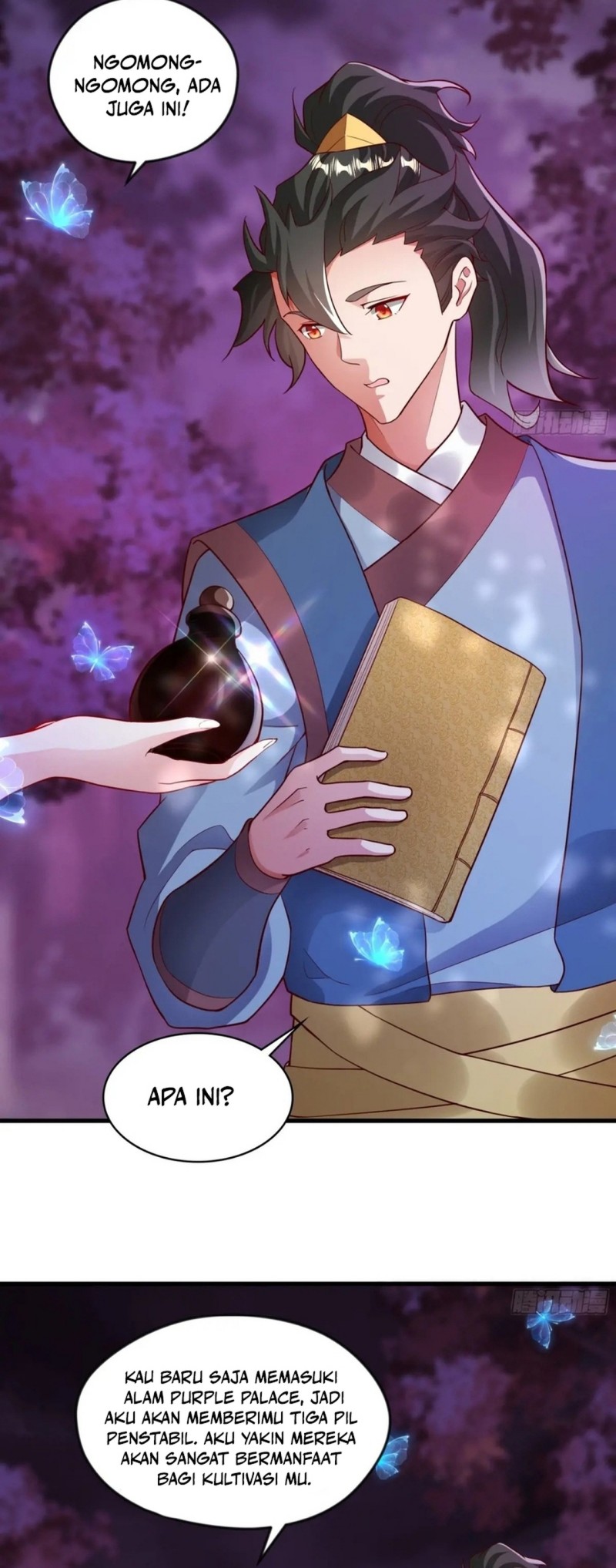 I Scared the Divine Lord as I handed over the Ancient Immortal Pill Chapter 46 Bahasa Indonesia