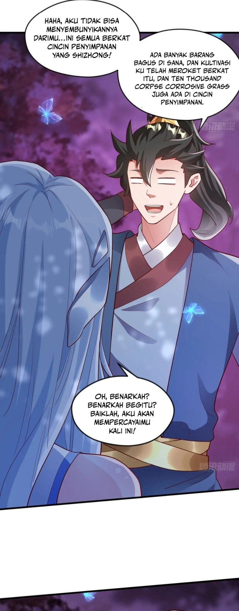 I Scared the Divine Lord as I handed over the Ancient Immortal Pill Chapter 46 Bahasa Indonesia