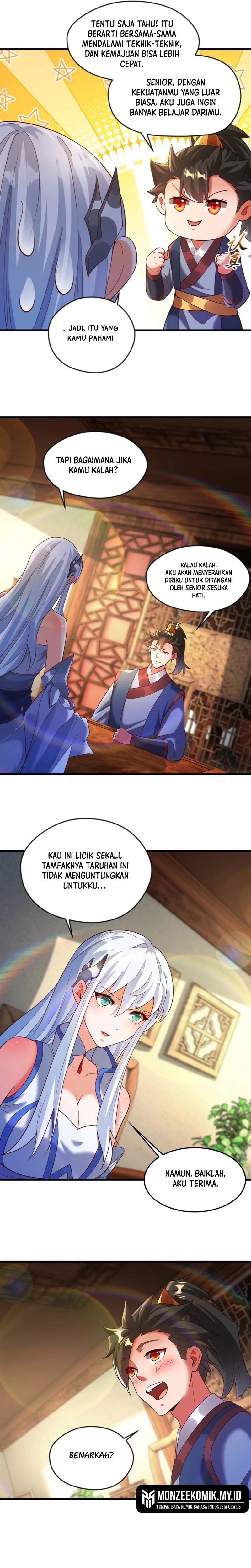 I Scared the Divine Lord as I handed over the Ancient Immortal Pill Chapter 71 Bahasa Indonesia