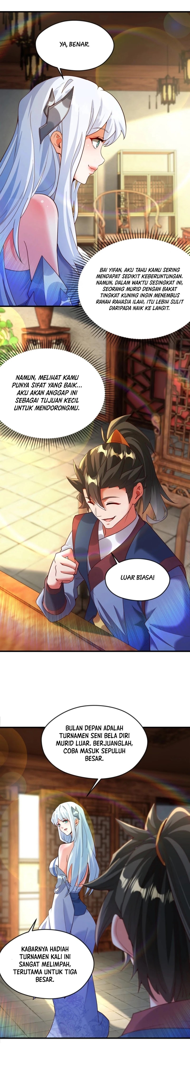 I Scared the Divine Lord as I handed over the Ancient Immortal Pill Chapter 71 Bahasa Indonesia