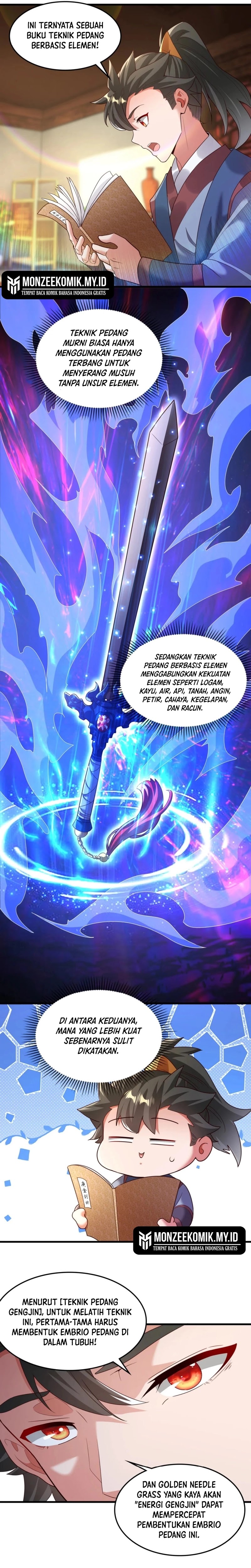 I Scared the Divine Lord as I handed over the Ancient Immortal Pill Chapter 71 Bahasa Indonesia