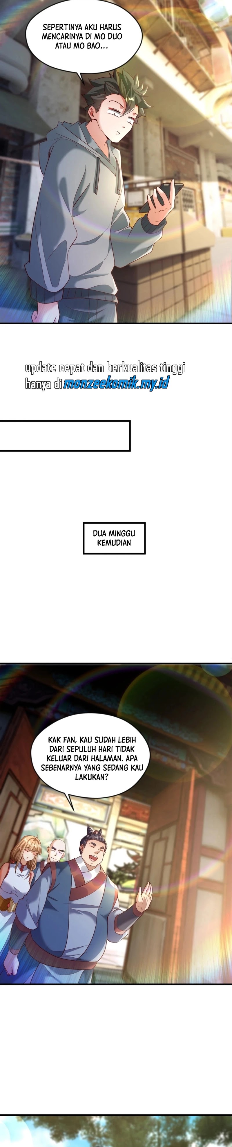 I Scared the Divine Lord as I handed over the Ancient Immortal Pill Chapter 71 Bahasa Indonesia