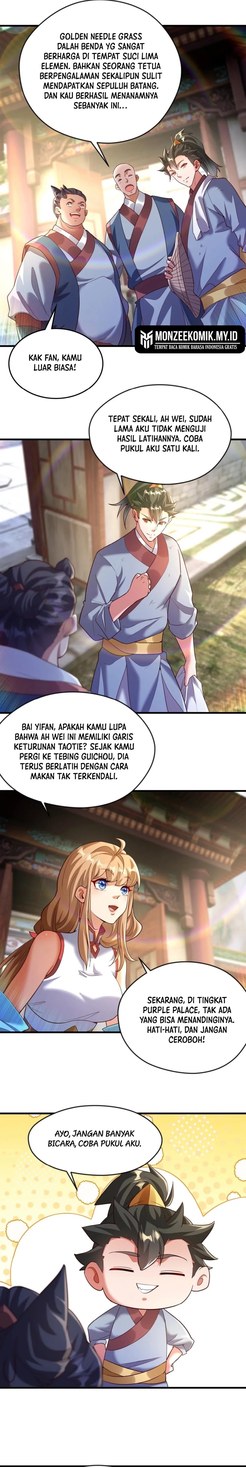 I Scared the Divine Lord as I handed over the Ancient Immortal Pill Chapter 71 Bahasa Indonesia