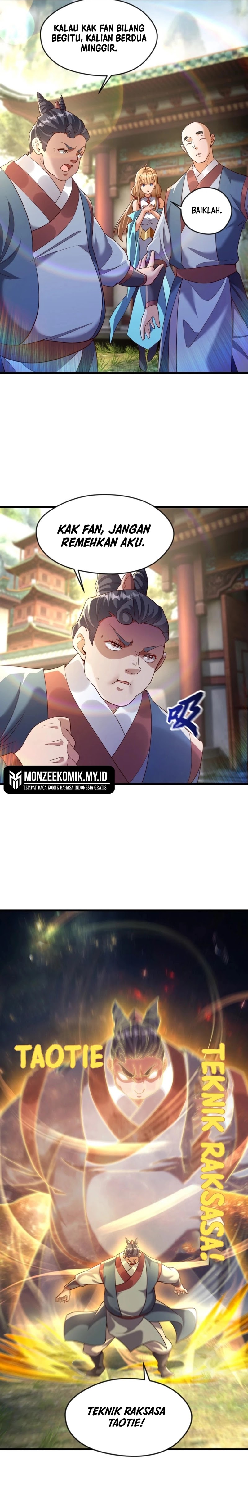 I Scared the Divine Lord as I handed over the Ancient Immortal Pill Chapter 71 Bahasa Indonesia