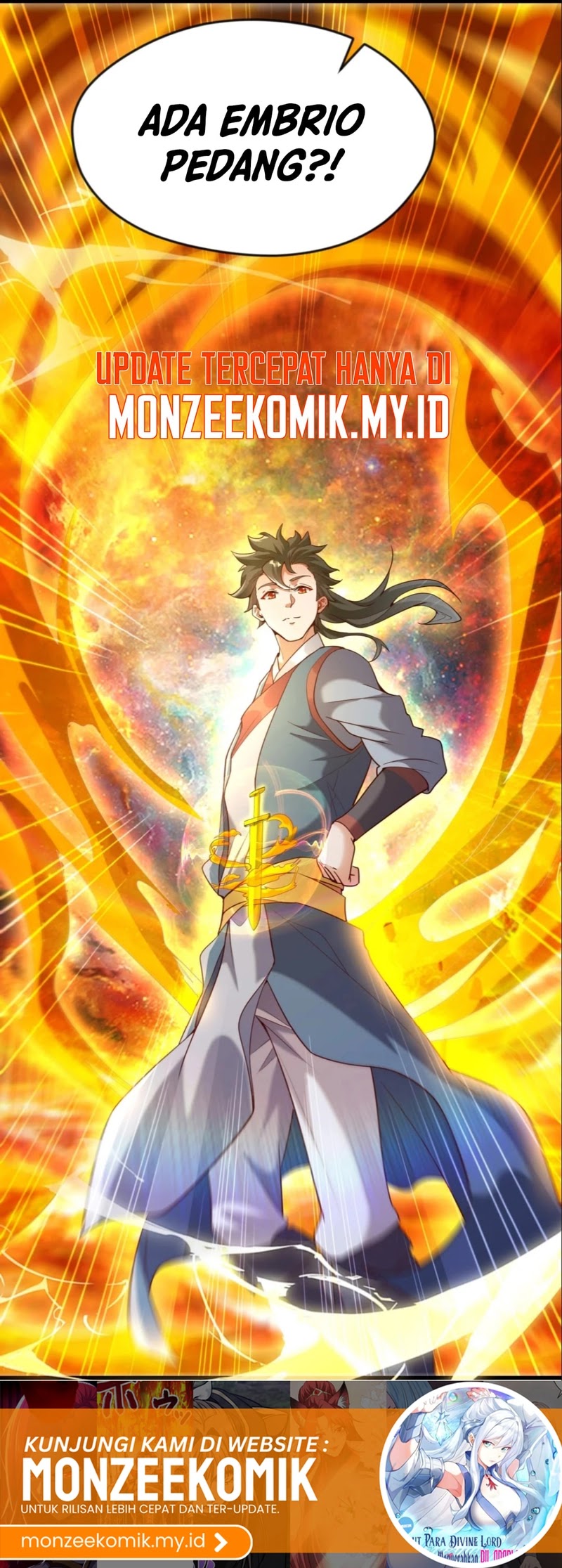 I Scared the Divine Lord as I handed over the Ancient Immortal Pill Chapter 71 Bahasa Indonesia