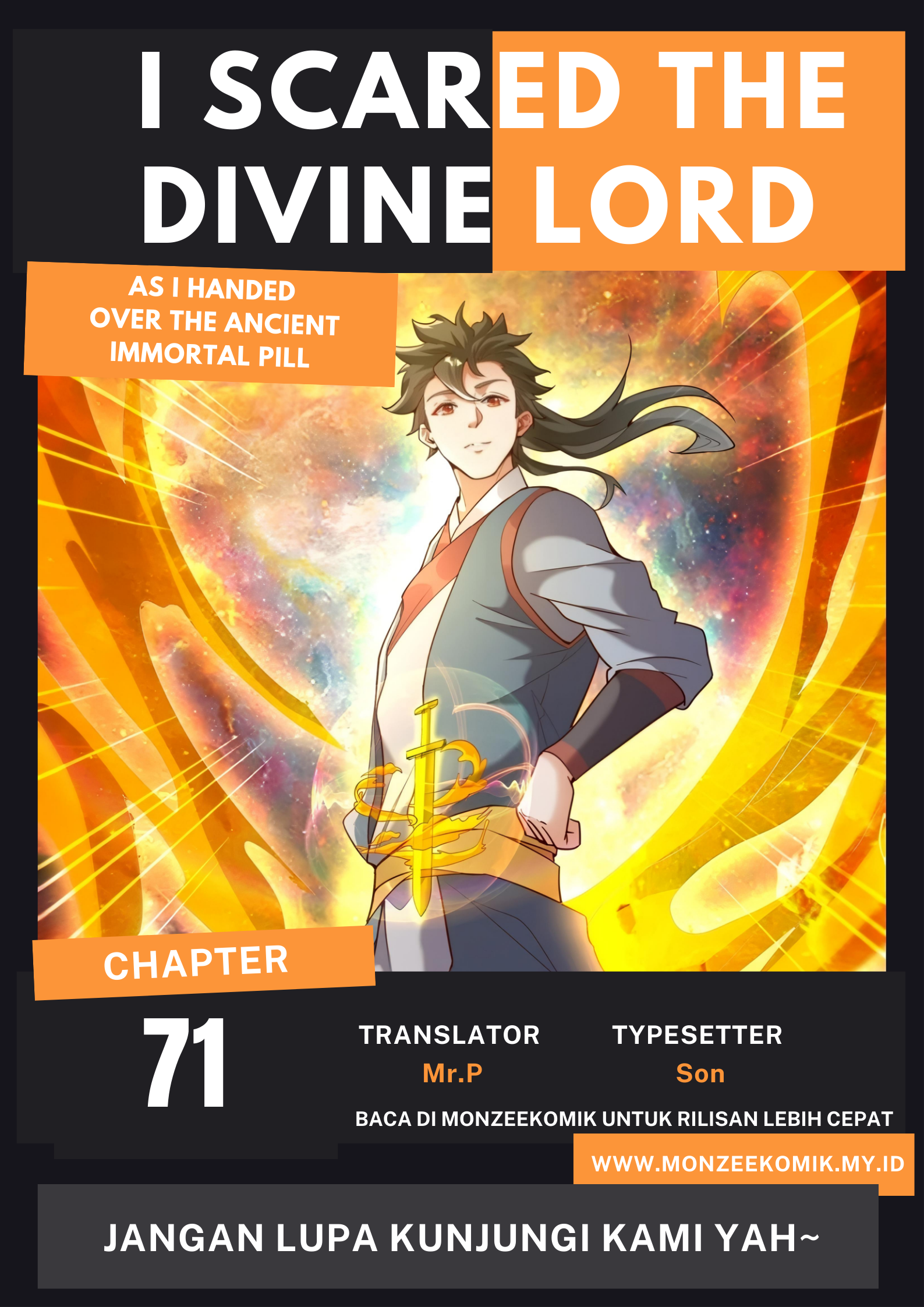 I Scared the Divine Lord as I handed over the Ancient Immortal Pill Chapter 71 Bahasa Indonesia