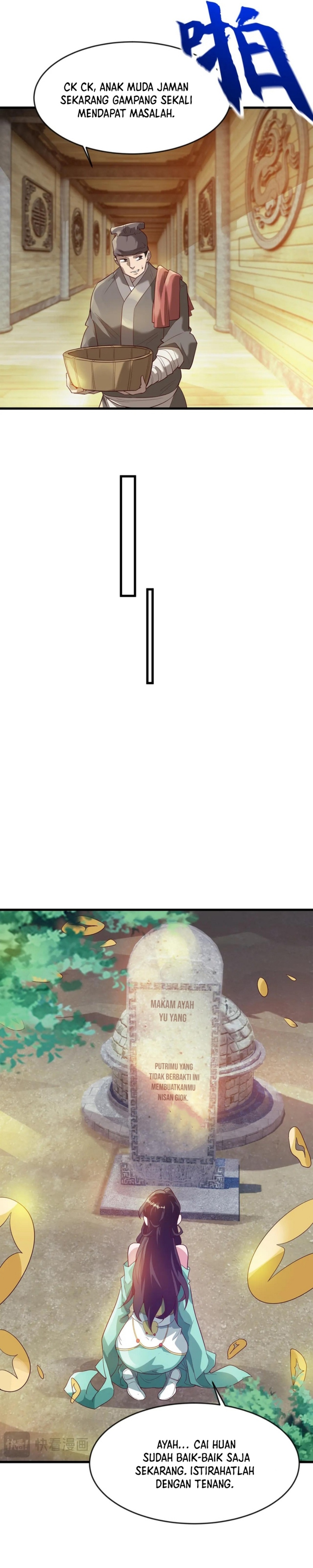 I Scared the Divine Lord as I handed over the Ancient Immortal Pill Chapter 87 Bahasa Indonesia