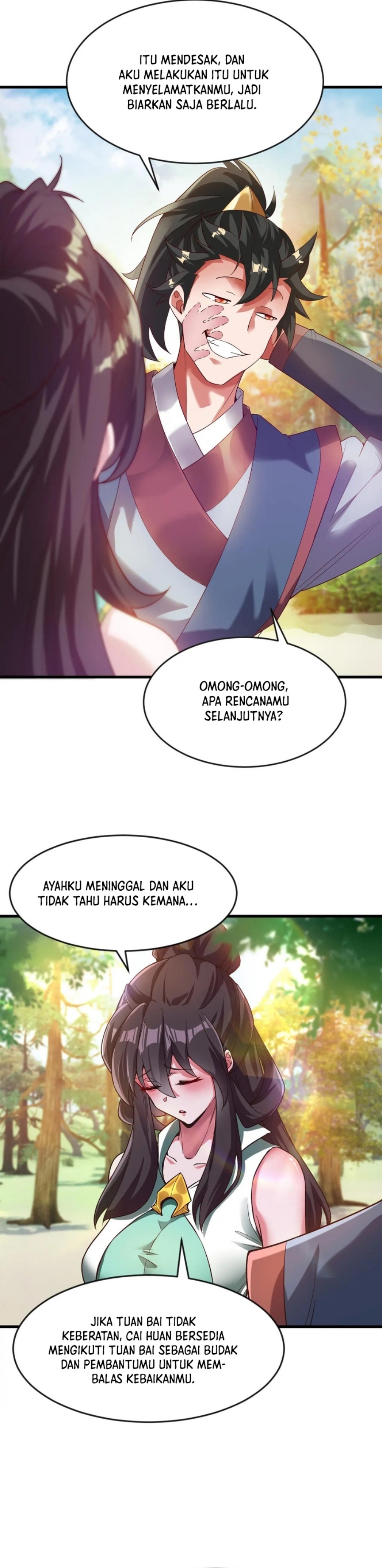 I Scared the Divine Lord as I handed over the Ancient Immortal Pill Chapter 87 Bahasa Indonesia