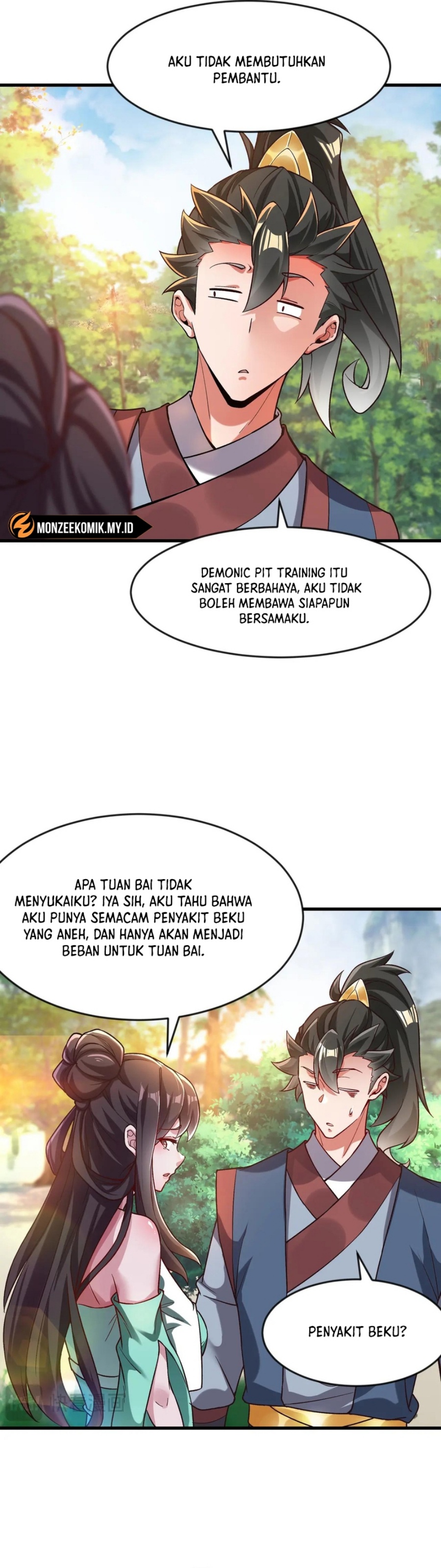 I Scared the Divine Lord as I handed over the Ancient Immortal Pill Chapter 87 Bahasa Indonesia