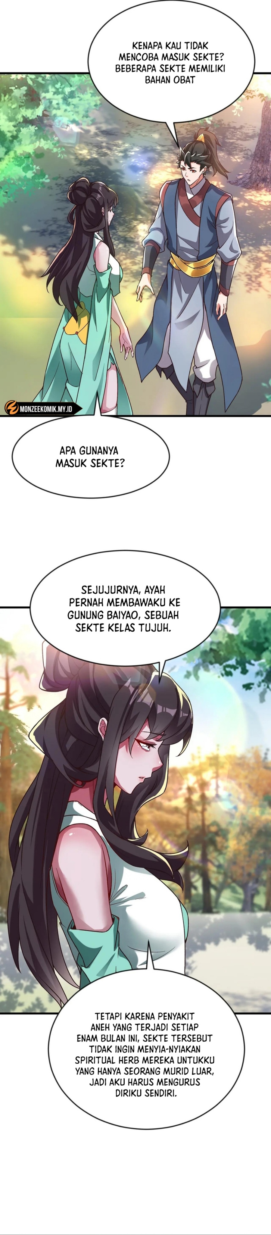 I Scared the Divine Lord as I handed over the Ancient Immortal Pill Chapter 87 Bahasa Indonesia