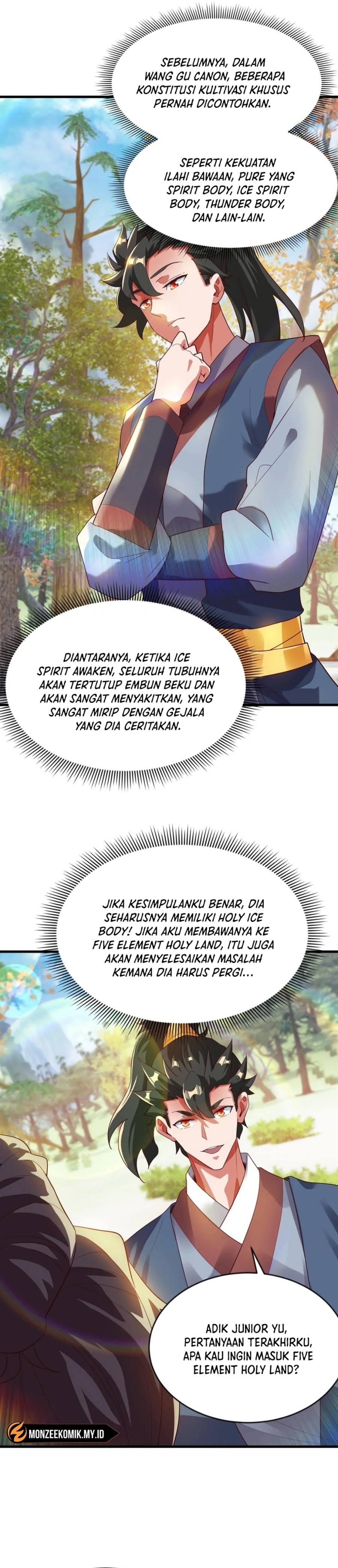 I Scared the Divine Lord as I handed over the Ancient Immortal Pill Chapter 87 Bahasa Indonesia