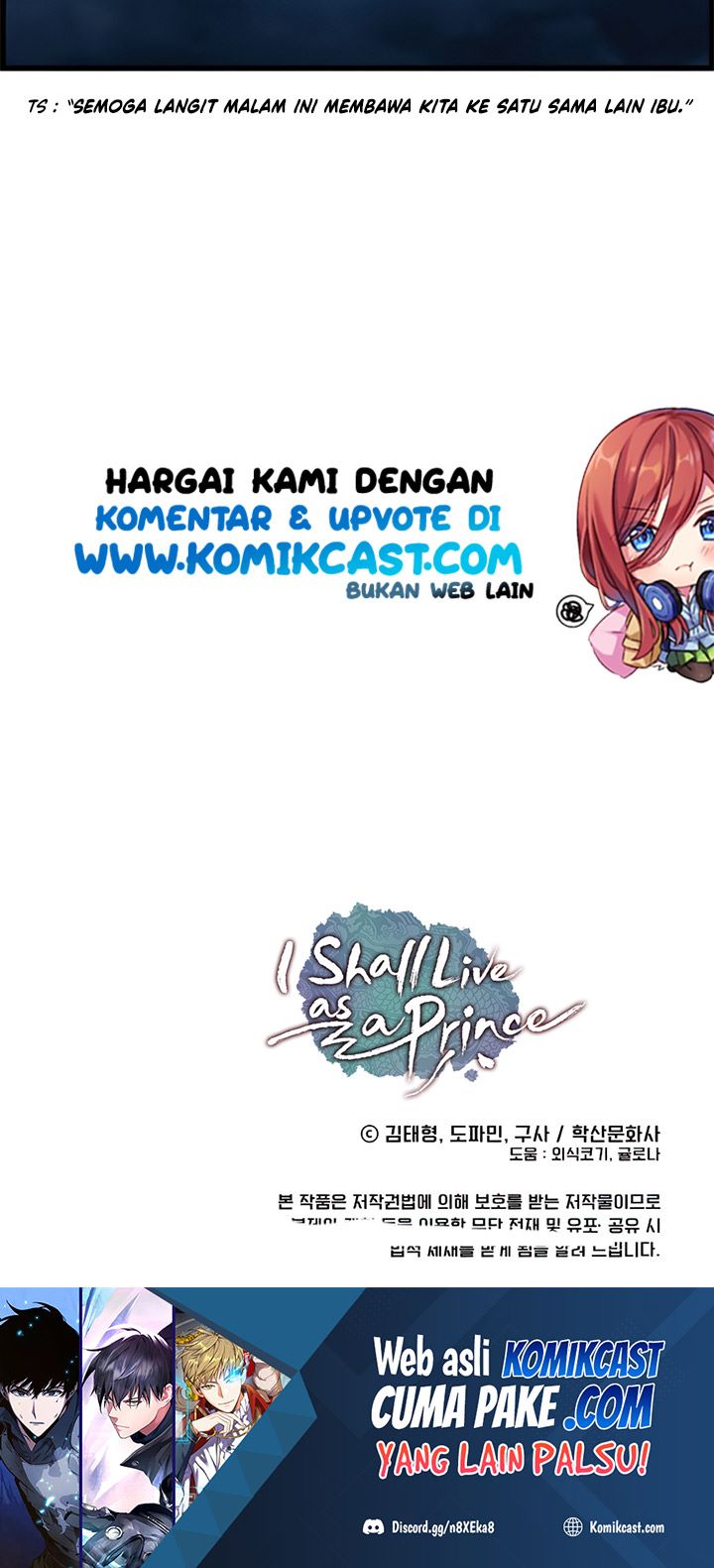 Prince From Future Chapter 60 Bahasa Indonesia