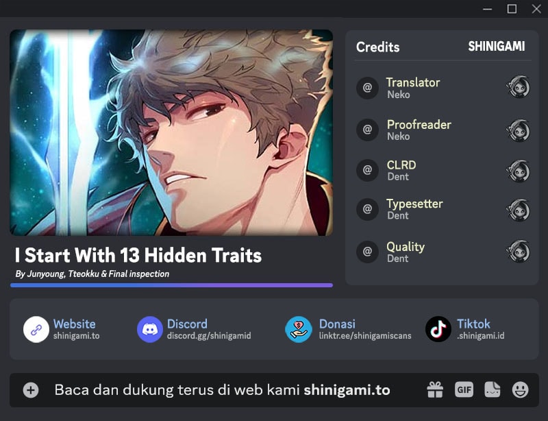 I Start With 13 Hidden Traits Chapter 01 Bahasa Indonesia