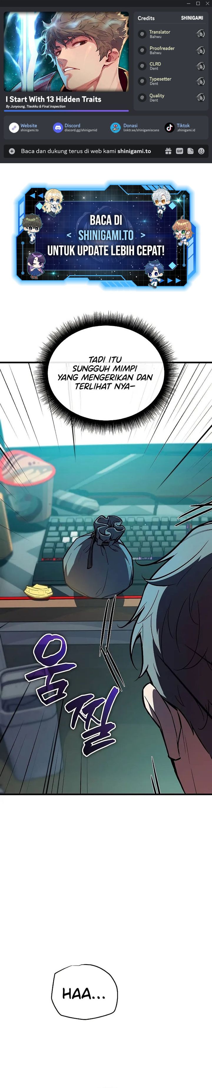 I Start With 13 Hidden Traits chapter 3