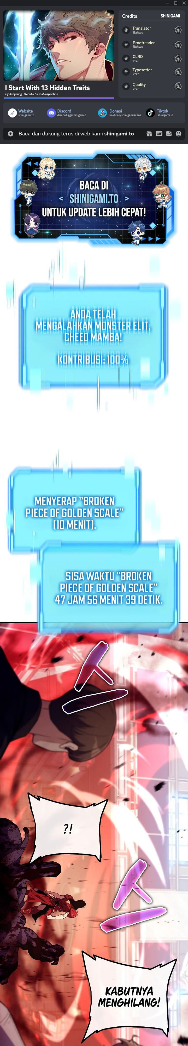 I Start With 13 Hidden Traits Chapter 11 Bahasa Indonesia