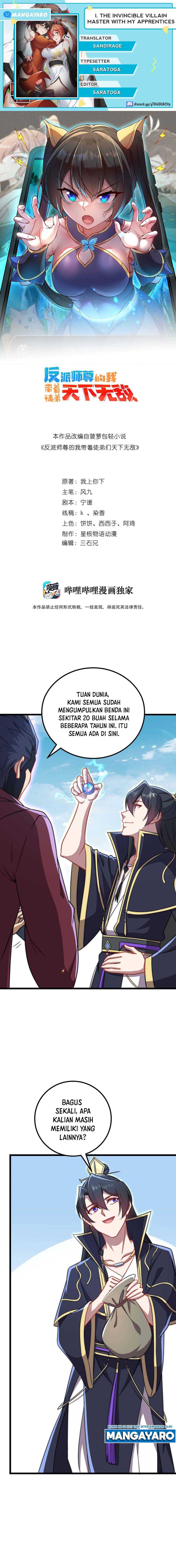 I, The Invincible Villain Master With My Apprentices Chapter 55 Bahasa Indonesia