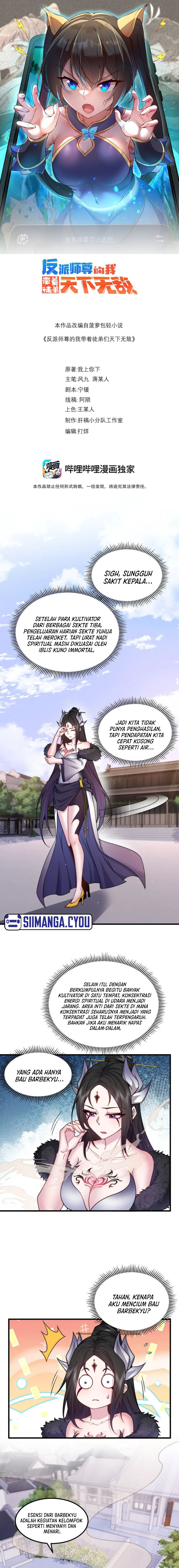 I, The Invincible Villain Master With My Apprentices Chapter 82 Bahasa Indonesia