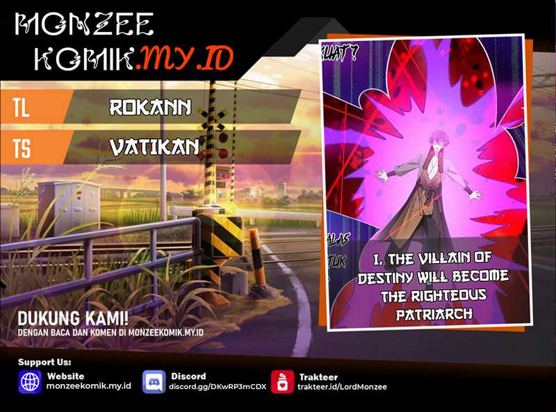 I, The Villain of Destiny Will Become the Righteous Patriarch Chapter 24 Bahasa Indonesia