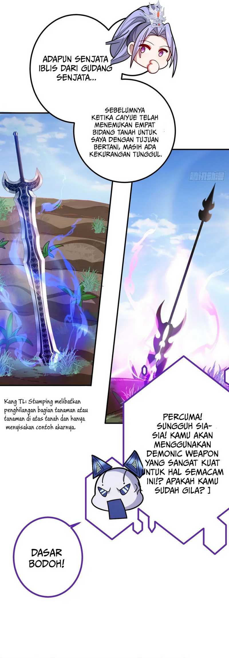 I, The Villain of Destiny Will Become the Righteous Patriarch Chapter 24 Bahasa Indonesia