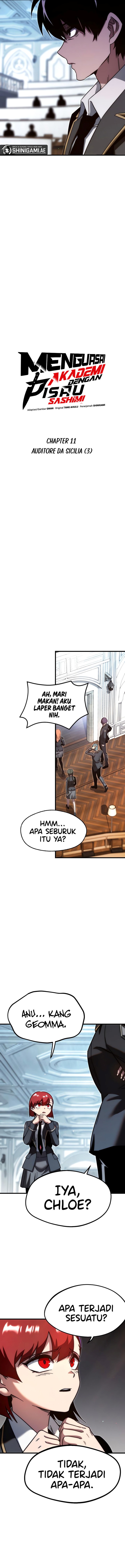 I Took over The Academy With a Single Sashimi Knife chapter 11