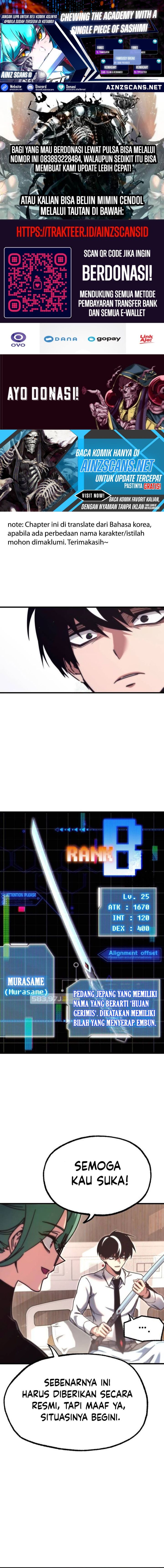 I Took over The Academy With a Single Sashimi Knife chapter 22