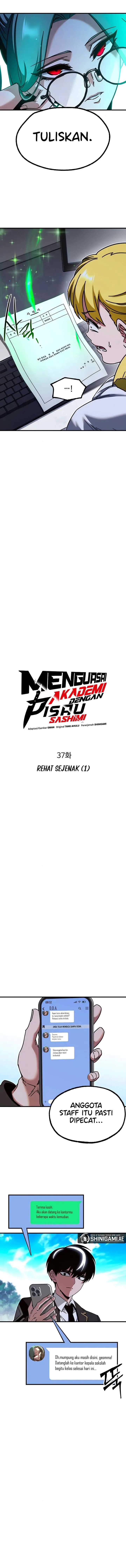 I Took over The Academy With a Single Sashimi Knife Chapter 37 Bahasa Indonesia