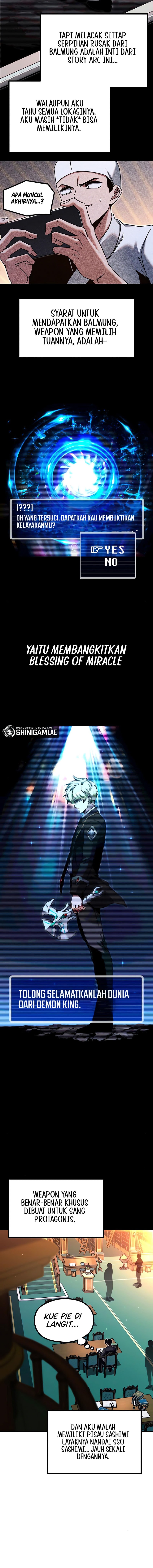 I Took over The Academy With a Single Sashimi Knife Chapter 39 Bahasa Indonesia