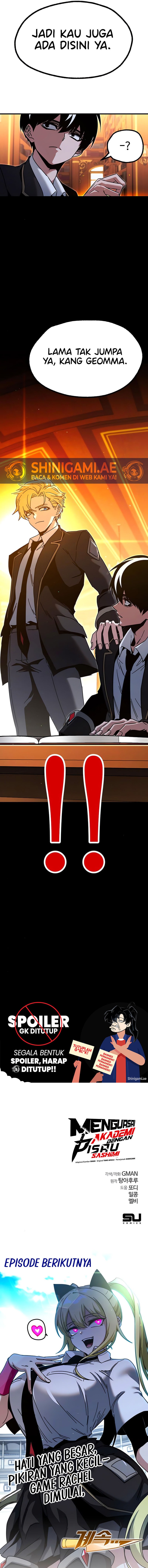 I Took over The Academy With a Single Sashimi Knife Chapter 39 Bahasa Indonesia