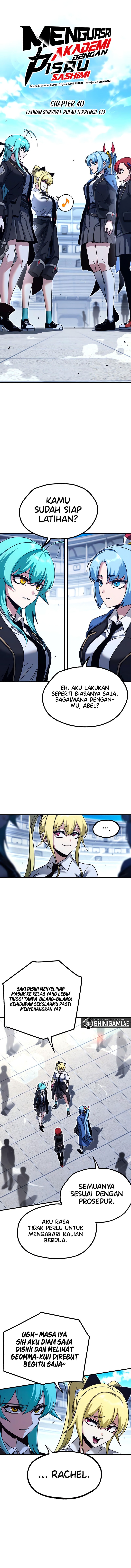 I Took over The Academy With a Single Sashimi Knife Chapter 40 Bahasa Indonesia