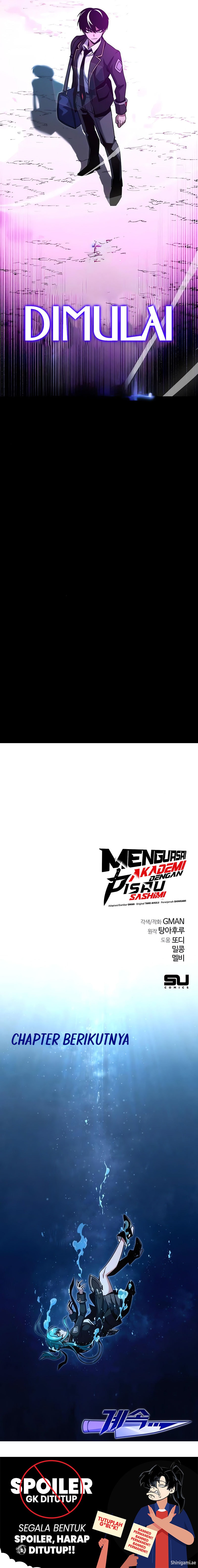 I Took over The Academy With a Single Sashimi Knife Chapter 40 Bahasa Indonesia