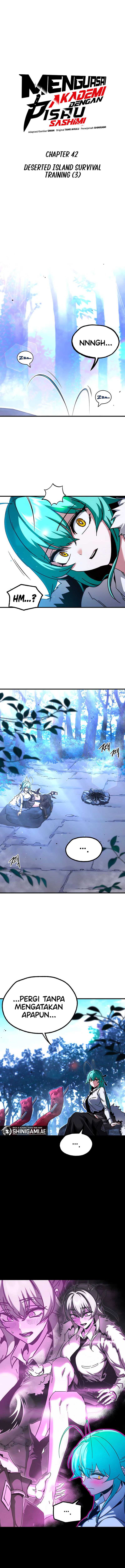 I Took over The Academy With a Single Sashimi Knife Chapter 42 Bahasa Indonesia