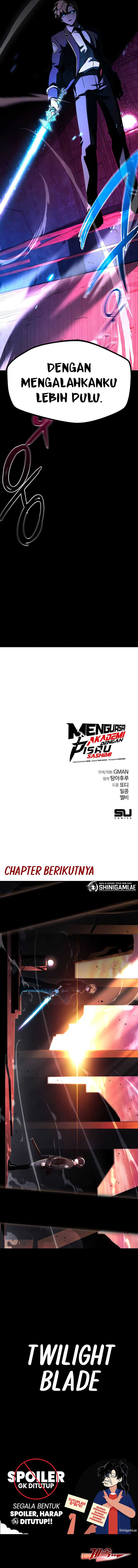 I Took over The Academy With a Single Sashimi Knife Chapter 42 Bahasa Indonesia