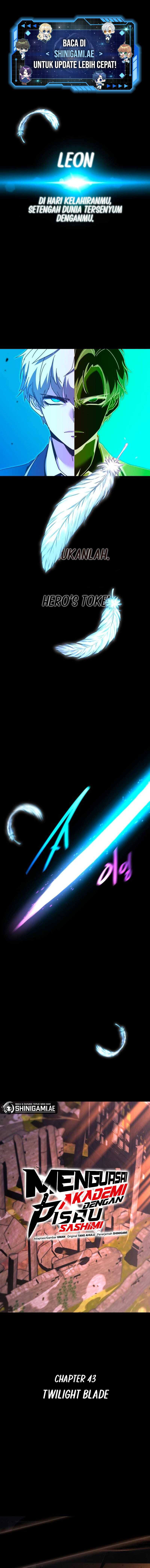 I Took over The Academy With a Single Sashimi Knife chapter 43