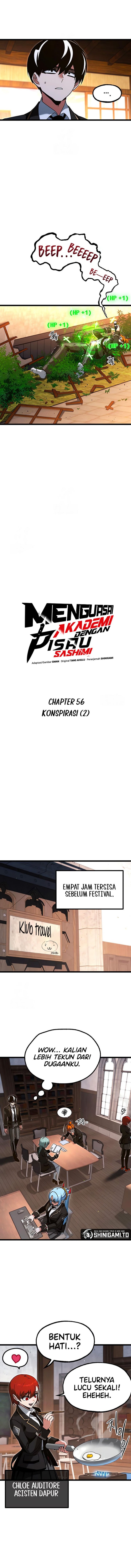 I Took over The Academy With a Single Sashimi Knife Chapter 56 Bahasa Indonesia