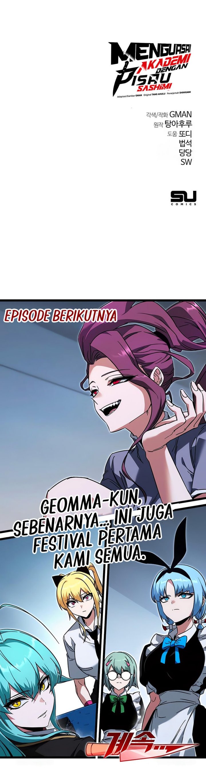 I Took over The Academy With a Single Sashimi Knife Chapter 56 Bahasa Indonesia