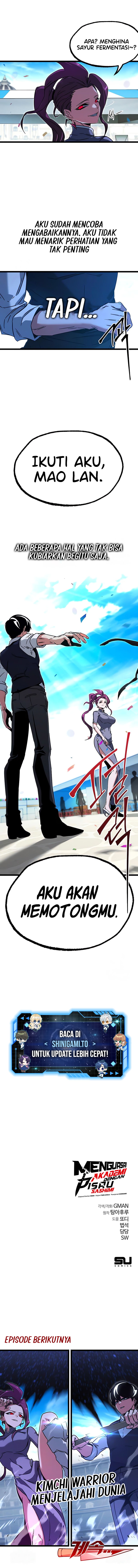 I Took over The Academy With a Single Sashimi Knife Chapter 57 Bahasa Indonesia