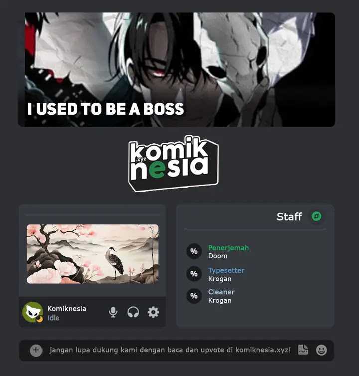 I Used to Be a Boss chapter 88