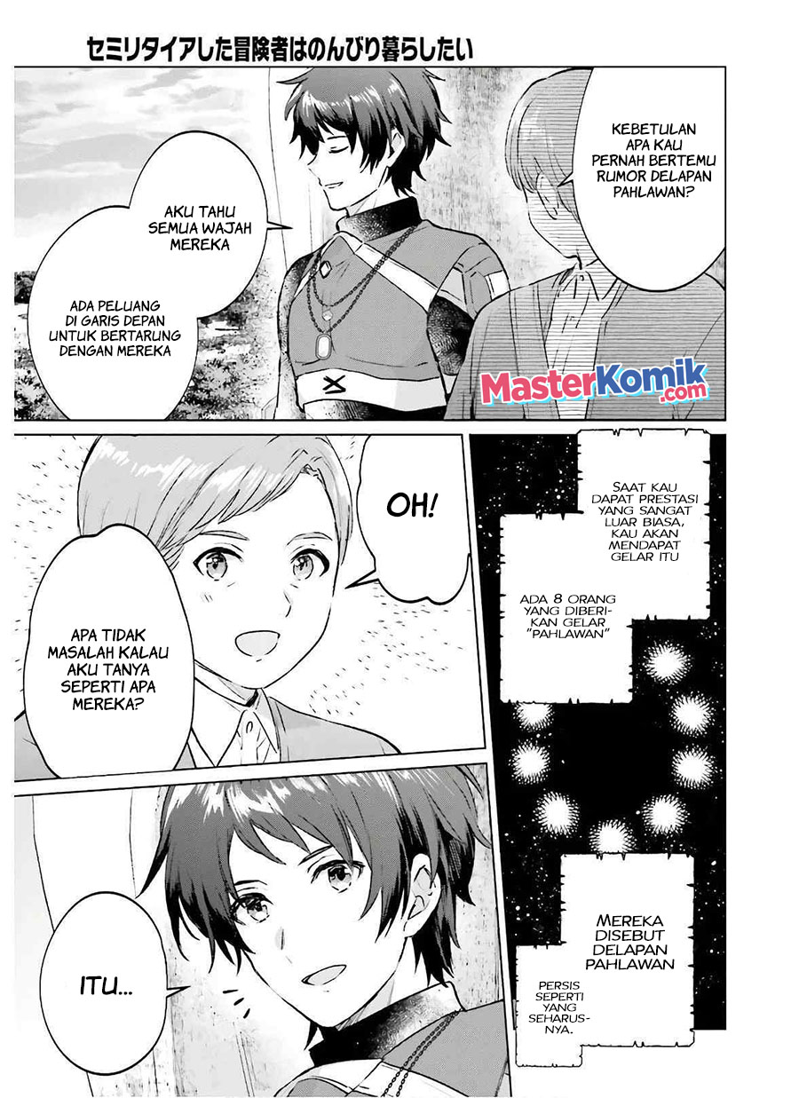 I Want to Live a Relaxing Life As a Semi-Retired Adventure Chapter 01 Bahasa Indonesia