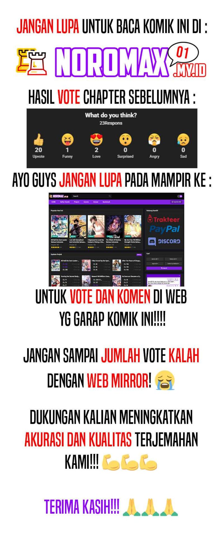 I Was Forced by the System to Become a Villain Chapter 152 Bahasa Indonesia