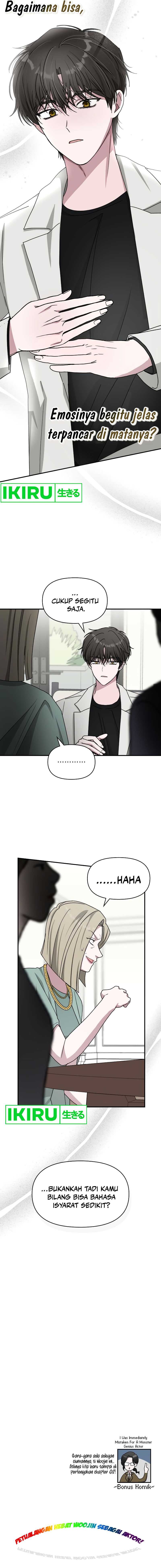 I Was Immediately Mistaken for a Monster Genius Actor Chapter 31 Bahasa Indonesia