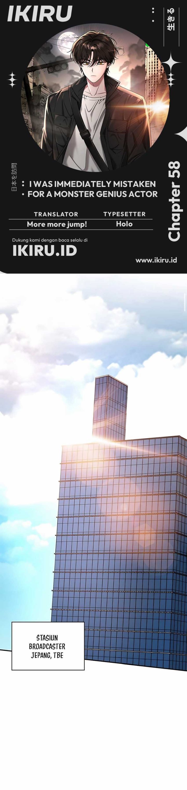 I Was Immediately Mistaken for a Monster Genius Actor Chapter 58 Bahasa Indonesia