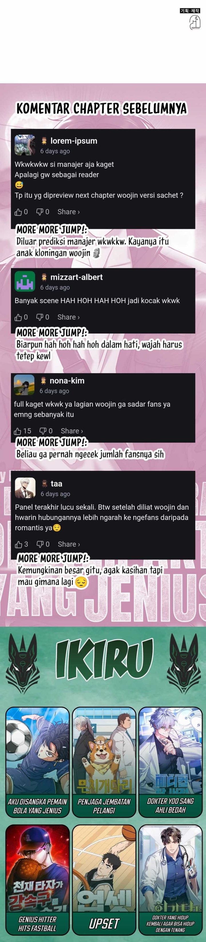 I Was Immediately Mistaken for a Monster Genius Actor Chapter 58 Bahasa Indonesia