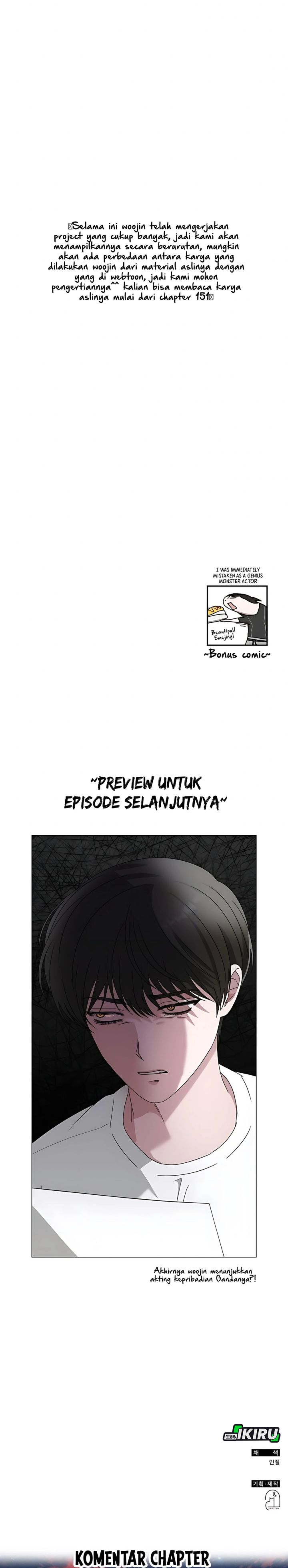 I Was Immediately Mistaken for a Monster Genius Actor Chapter 63 Bahasa Indonesia